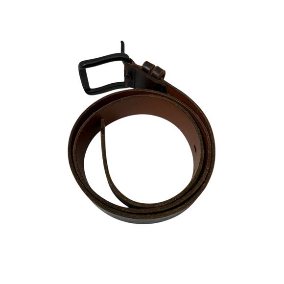 Men';s Brown Leather Fossil BElt 38 - Picture 3 of 5